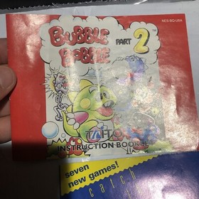 nes bubble bobble part 2 cib (needs WATA Graded)