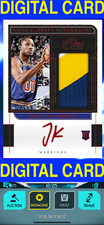DIGITAL Jonathan Kuminga Rookie RPA /25 2021-22 PANINI NBA DUNK APP Warriors RC