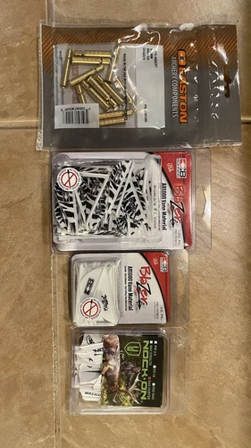 Arrow Vanes, Brass Inserts, Nockturnal Nocks