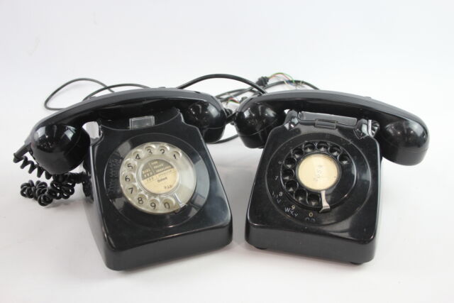 2 x Vintage Rotary telephone