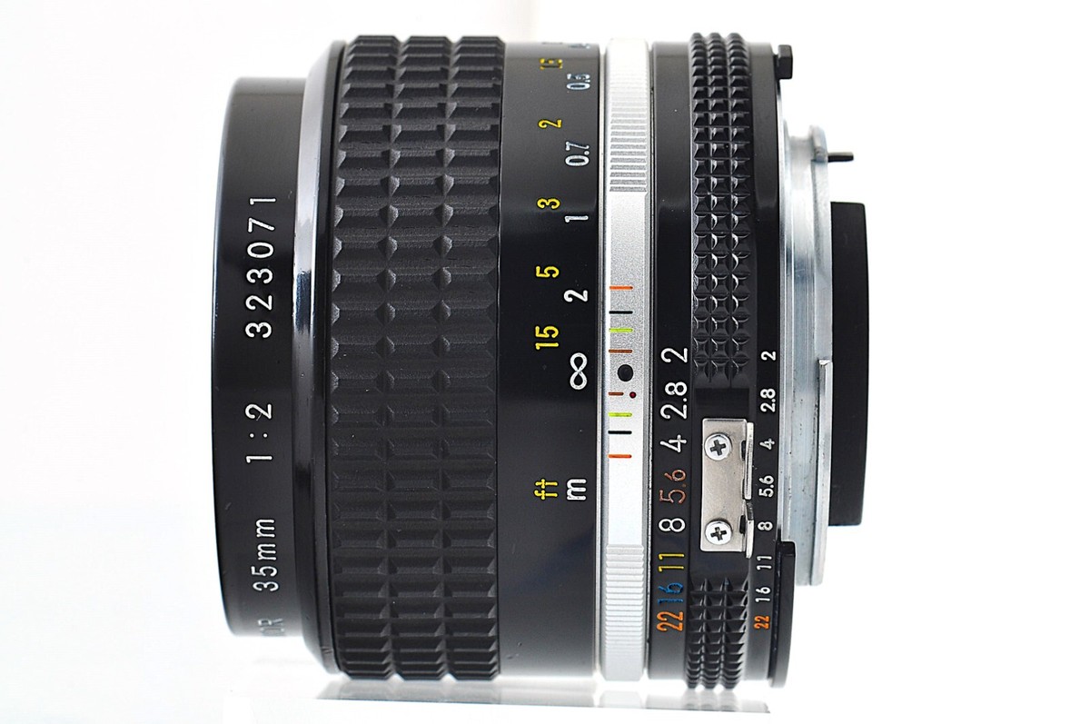 Near mint] Nikon Nikkor Ai-S 35mm f/2 SIC Wide Angle MF Lens S