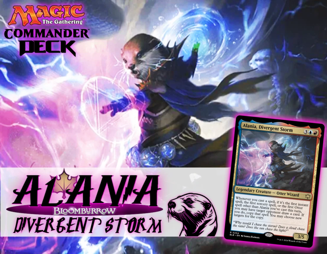 Alania, Divergent Storm MTG EDH Commander Deck , The 
