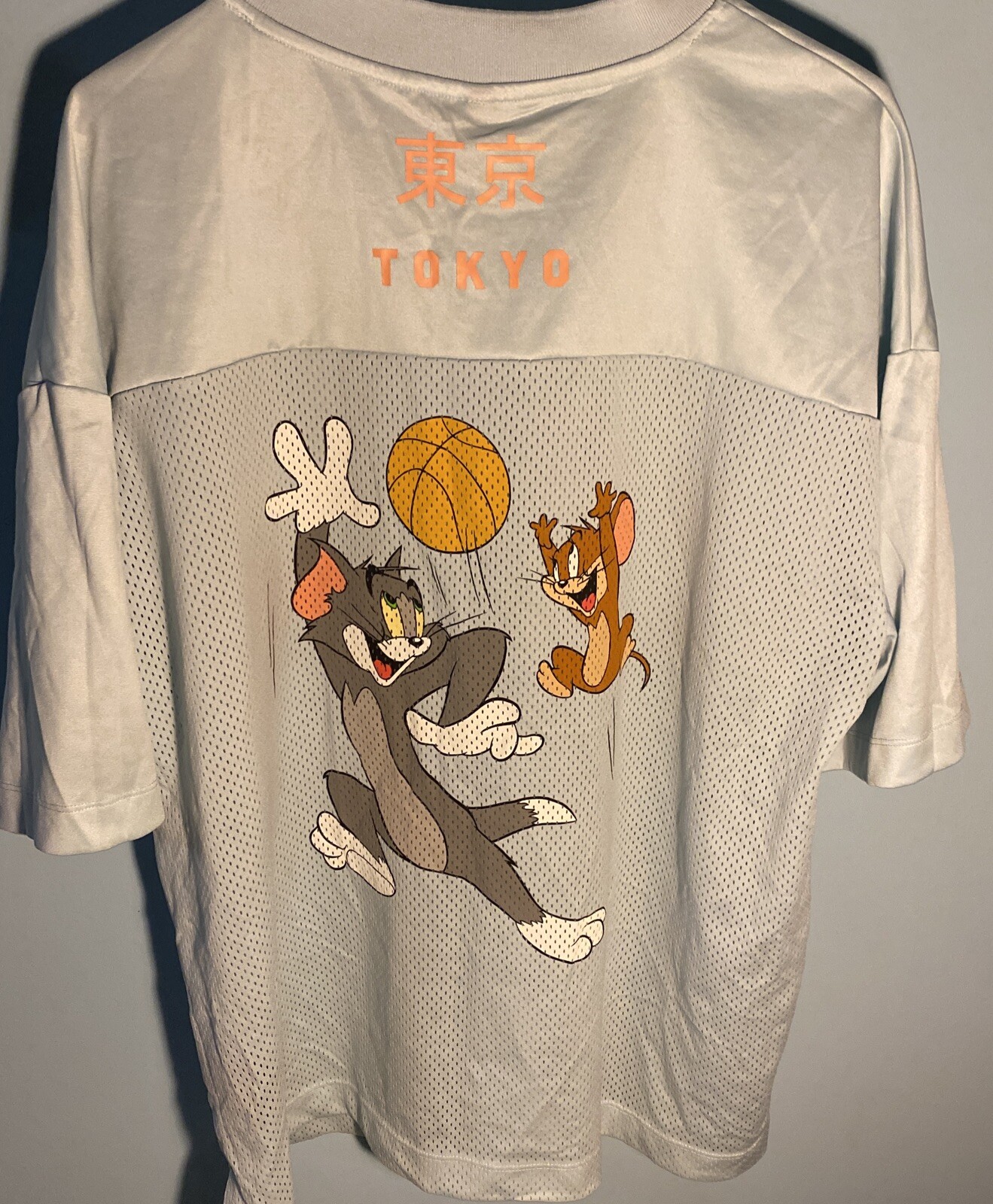 Looney Tunes Mens Medium Athletic Jersey Team Tom Jerry Tokyo Warner Bros