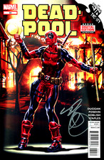 DEADPOOL #34 ORIGINAL SIN SIGNED BY ARTIST MARK BROOKS