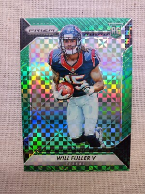 2016 Panini Prizm Will Fuller Green Power RC #'d /49 Houston Texans Dolphins