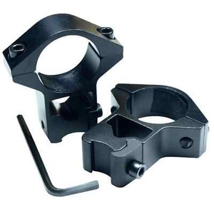 Pair See-Thru Dovetail Scope Rings High 1" Diameter 11mm 3/8"  Ring Mount