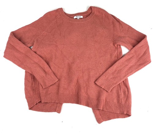 Madewell Split Open Back Sweater Womens 