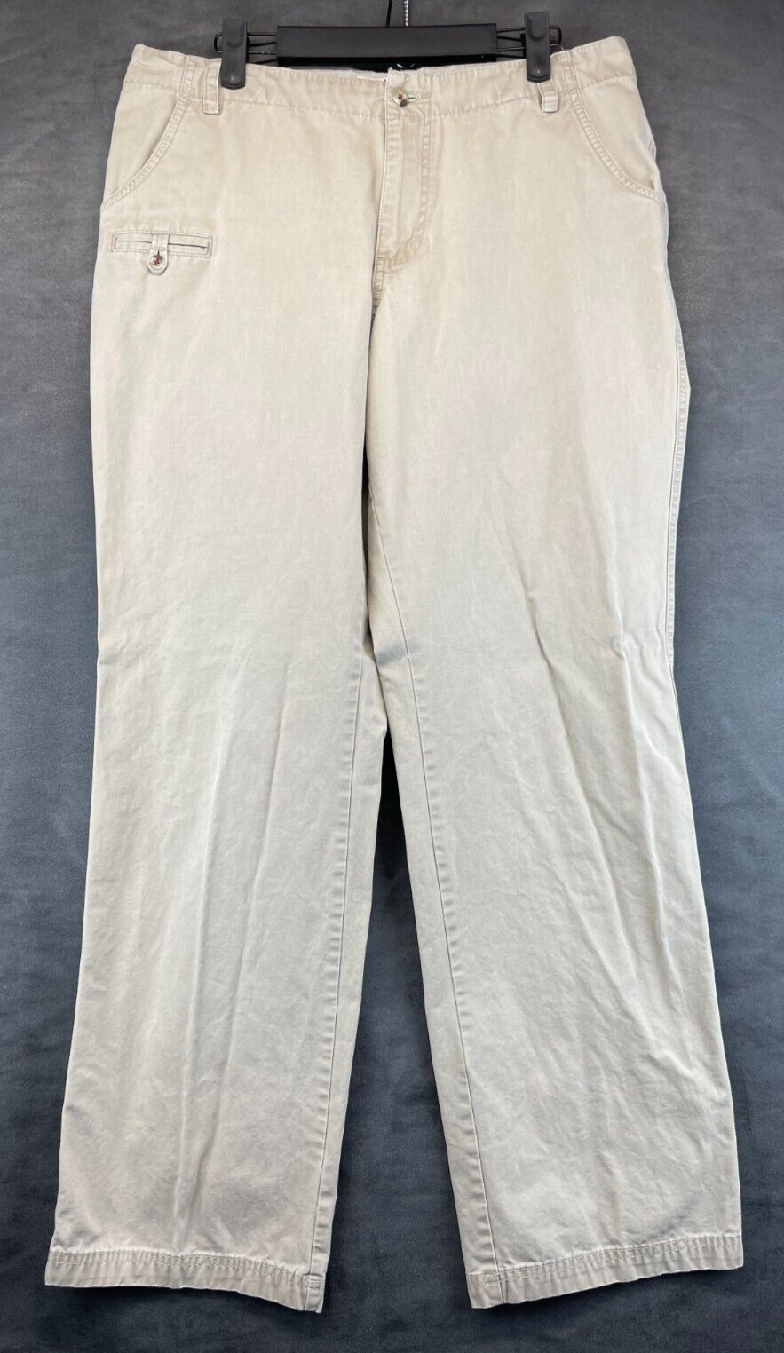 Columbia Khaki Hiking Pants - Womens Size 12 - Beige - Flat Front Chino (2161)