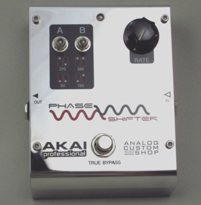 ギター AKAI Analog Custom Shop PHASE SHIFTER Akai Professional Analog Custom Shop Phase Shifter Pedal