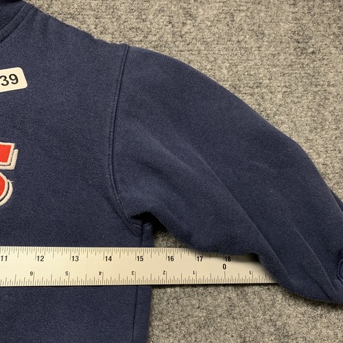 Vintage Twins Hoodie Youth Size 5 Blue Short Sleeve Center Swoosh Y2K Boys - Picture 9 of 14