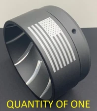 "Comet-F" Gray End Cap Fits Tab Performance / Exhaust Muffler Tip fits on 4.5" 