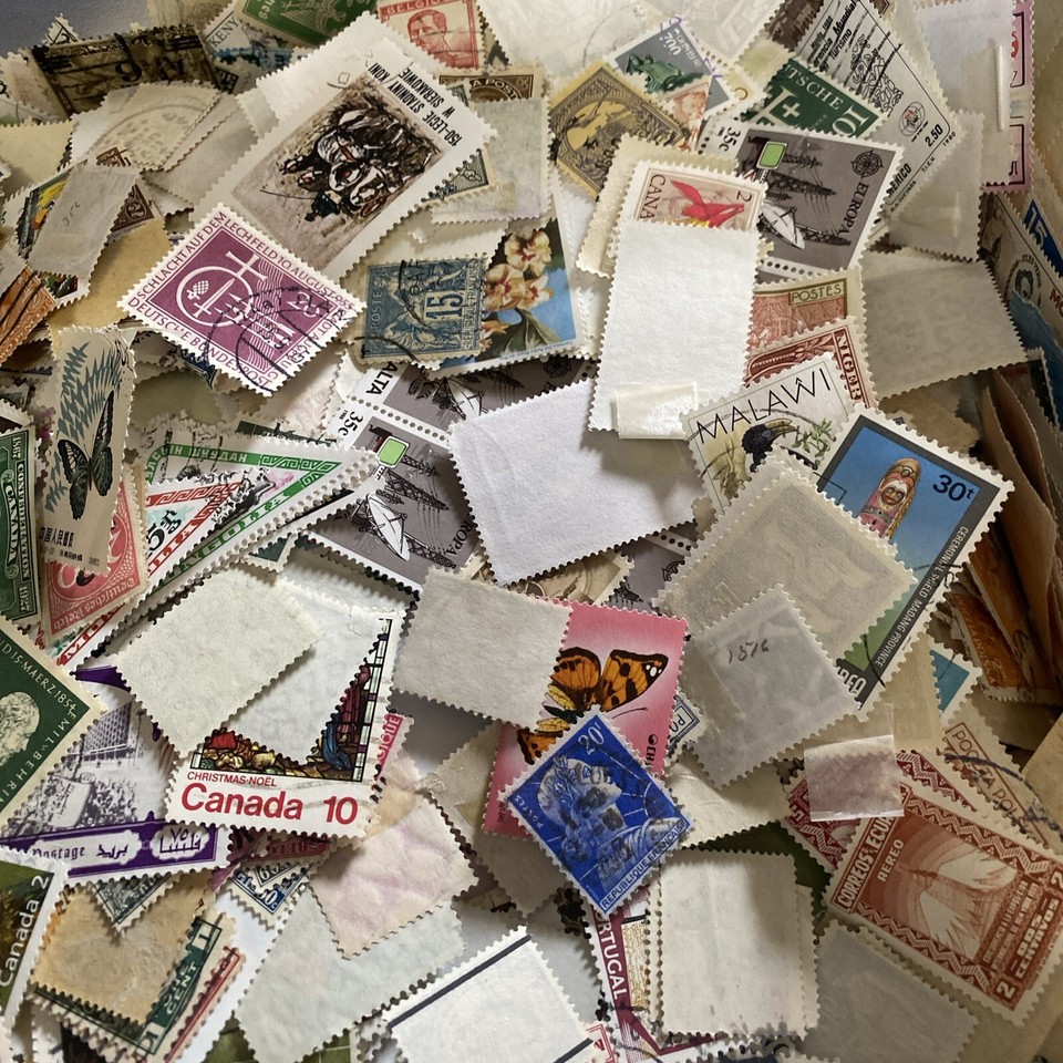 Vintage World Wide 2000 + 2 Ounces Postage Stamps Off Paper Mint Used 1900 & Up eBay