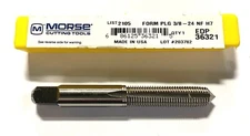 Morse 3/8-24 Tap Thread Forming Plug Tap HSS H7 USA Made 36321