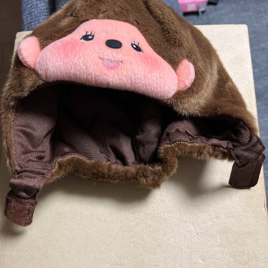 Monchhichi Headgear Hat USED Novelty Limited Edition Rare