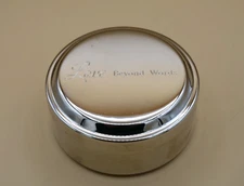 Things Remembered Trinket Jewelry Box Round Engraved Love Beyond Words