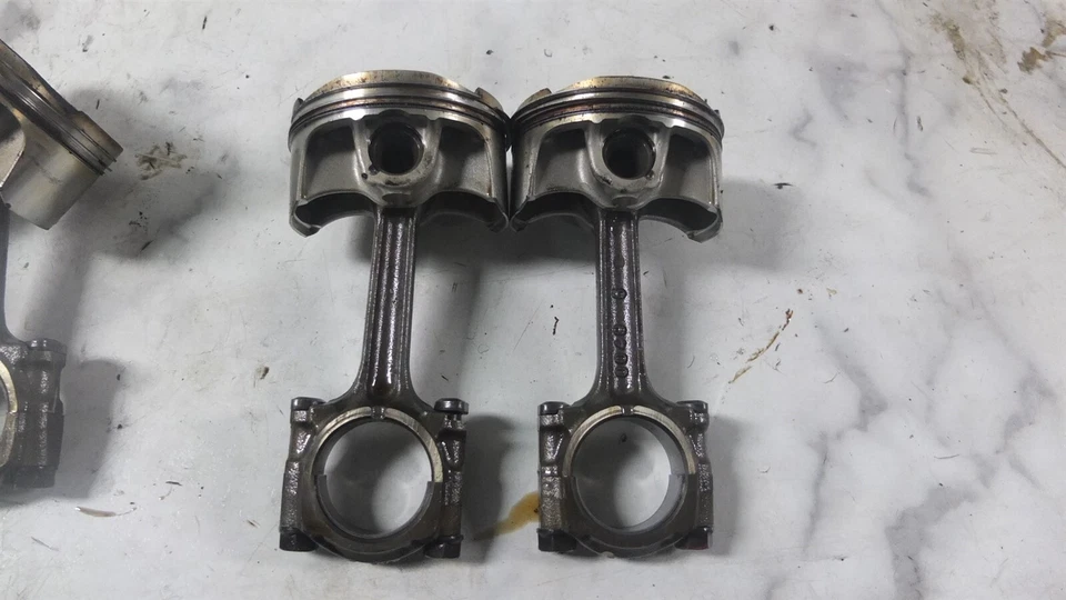 07 Kawasaki ZX 14 ZX14 ZX1400 Ninja Motor Pistones Varillas de conexión Foto 3 de 4