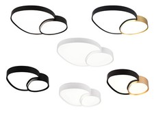 Trio Leuchten Lampada Da Soffitto Rise 647510231, Metallo Bianco Opaco, Paralume In Plastica Bianca, Con Led Da 21 Watt, Telecomando, Dimmerabile, Colore Luce Regolabile - 2