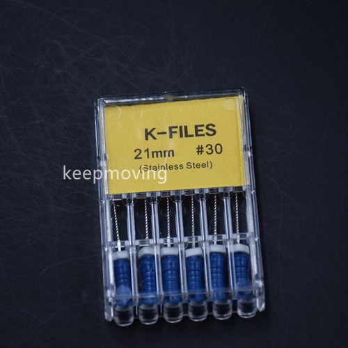 1 Pack Dental K-File Stainless Steel Endodontic Instruments Hand Use 21/25/31mm - 第 59/81 張圖片