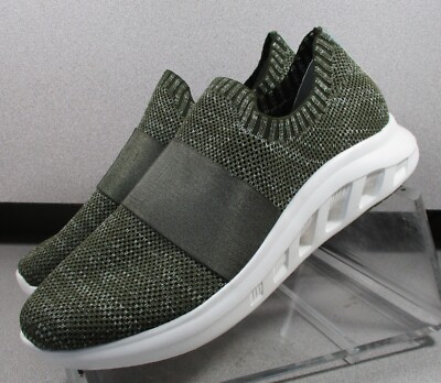 7814633 LSP30 ACTIVATE SLIP ON WOMENS SHOE 7 M OLIVE KNIT JOHNSTON&MURPHY