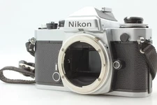 [ NEAR MINT w/Strap ] Nikon FE Silver 35mm SLR Film Camera Body From JAPAN #J63