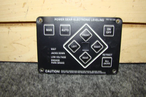 USED RV POWER GEAR ELECTRONIC LEVELING P/N: 140-1226