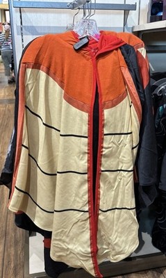 2026 Disney Parks Aladdin Jafar Reversible Cape Costume One Size Fits All NWT