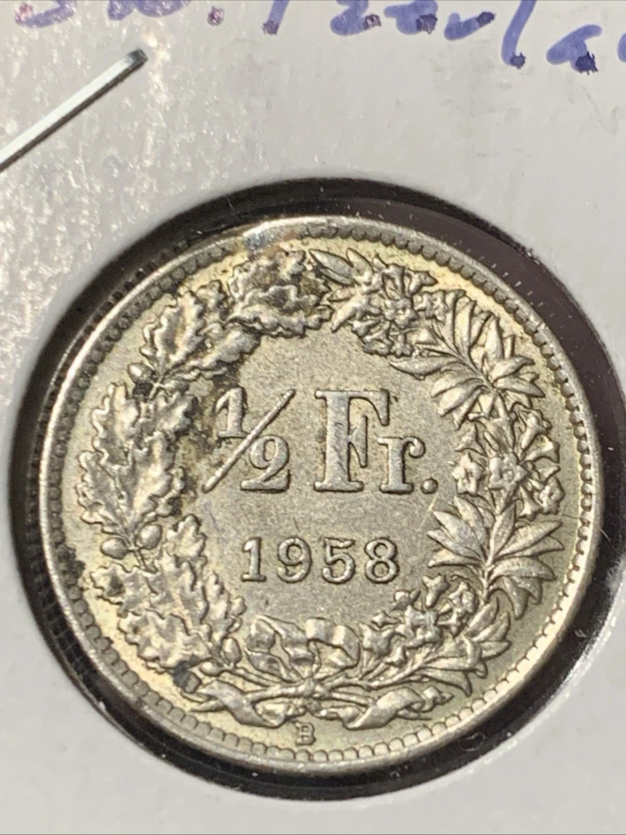 1958 瑞士硬币| eBay