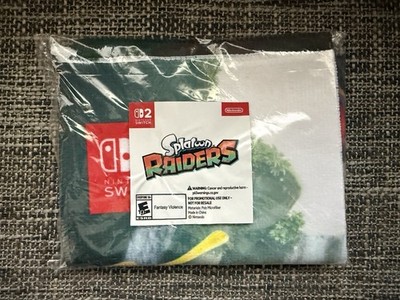 Splatoon Raiders 3 Launch event Rally Towel - Exclusive. Sealed In Bag - NEW