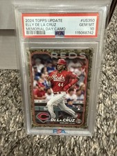 2024 Topps Update Baseball Elly De La Cruz Camo /25 Rookie Debut Psa 10 Us350