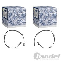 2X Vemo ABS-SENSOR Raddrehzal Hinten Passend FüR Renault Laguna