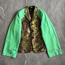 comme des garcons homme plus yellow-green docking jacket, size M