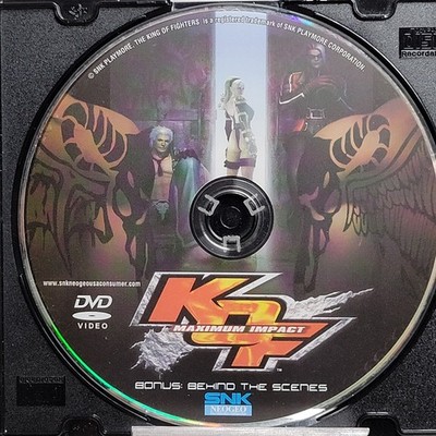 King of Fighters Maximum Impact Bonus DVD ONLY