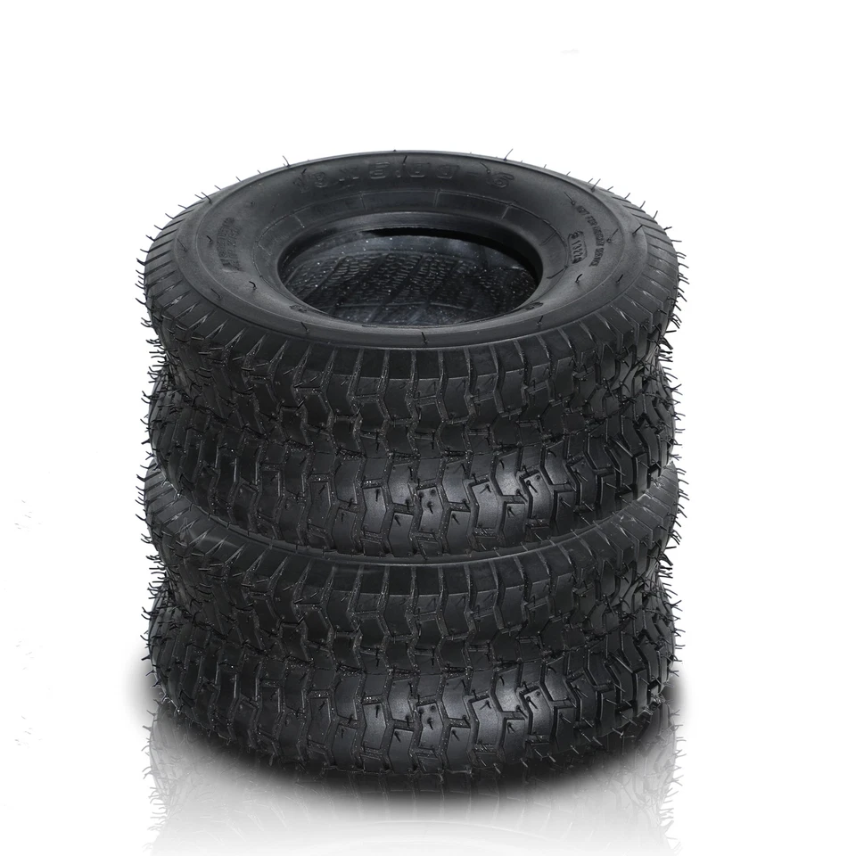 Set of 2 13x5.00-6 Lawn Mower Tractor Turf Tires 4 Ply 13x5.00x6 13x5-6 - Image 2 of 4