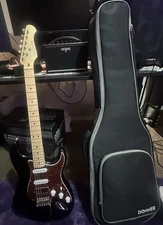 Donner DST-152 electric guitar with  Boss Katana Mini amp