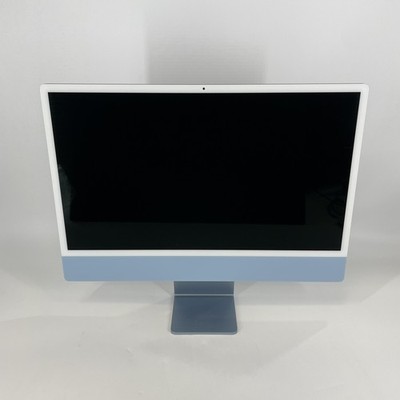 iMac 24 Blue 2021 3.2 GHz M1 8-Core CPU 8-Core GPU 8GB RAM 256GB
