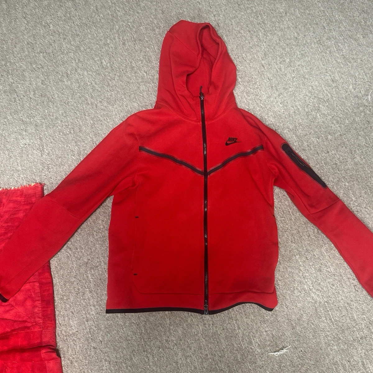 Nike Tech Fleece Red Activewear Tops for Men for Sale | Shop Men's