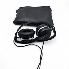 Audio-Technica ATH-ANC1 QuietPoint Noise Cancelling Headphones Black Mint  Case