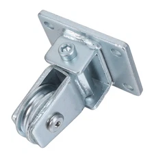  Heavy Duty Wire Rope Pulley Wheel U-Shaped Steel Fixed Track Pulley For Wall