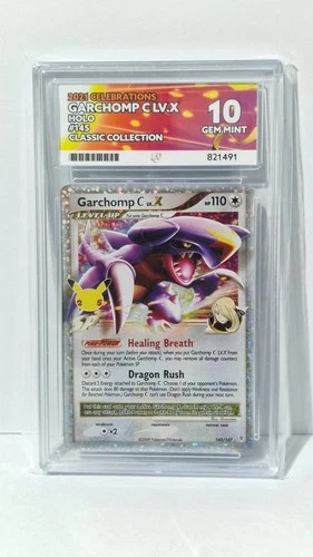 Garchomp C LV.X 145/147 - Celebrations - ACE 10 - Perfect Subgrades