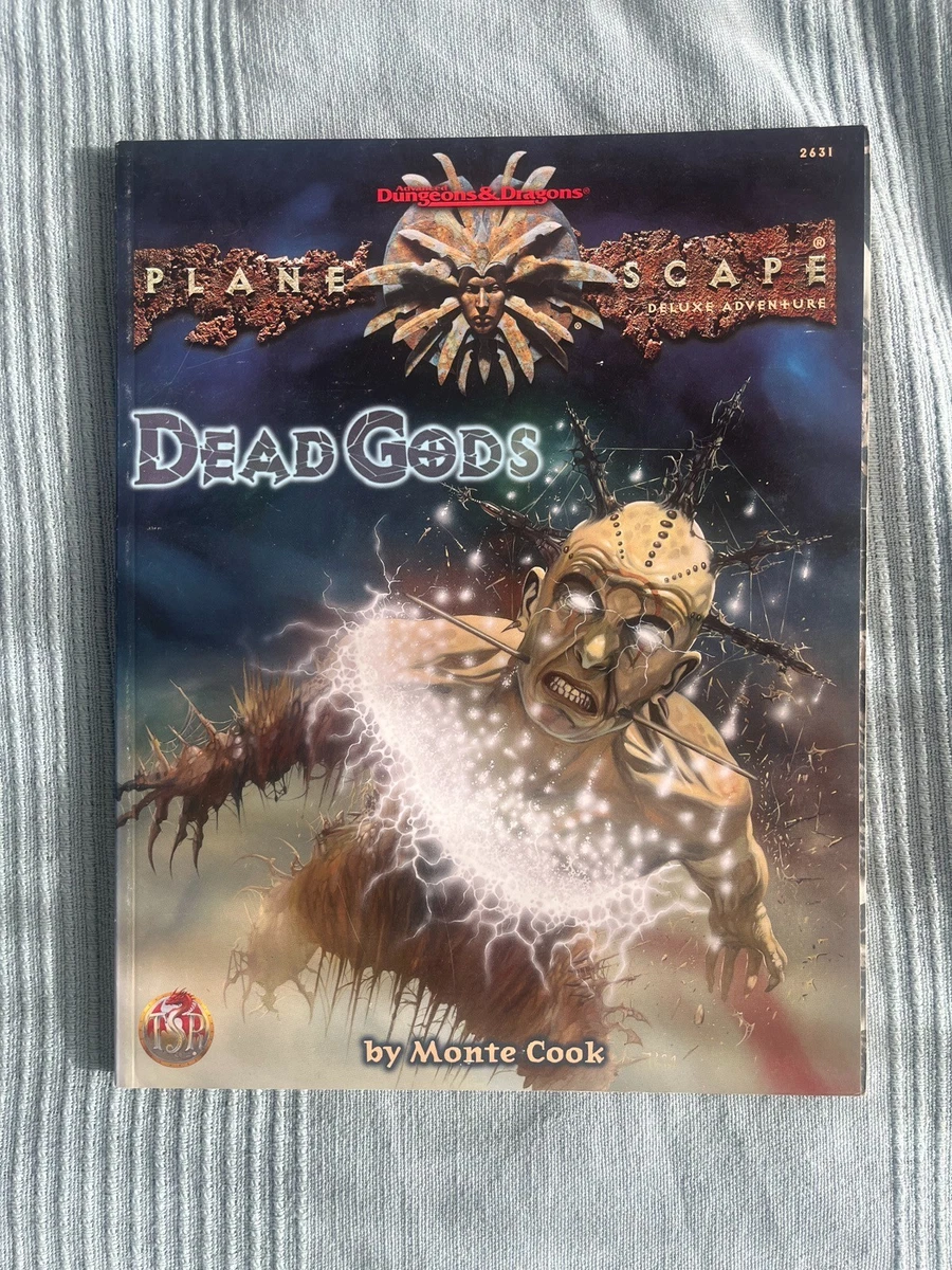 AD&D Planescape Dead Gods TSR 2631 Monte Cook 1997 Deluxe Adventure + Poster
