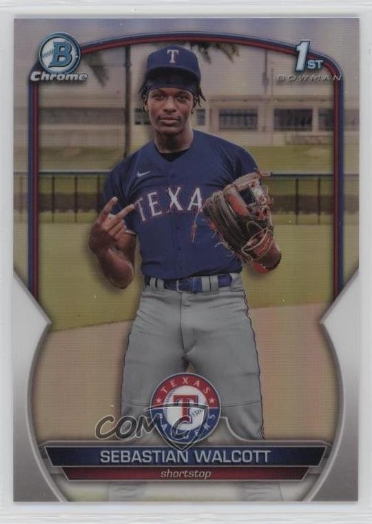 2023 Bowman Chrome Prospects Refractor 64/499 Sebastian Walcott #BCP-189 1bk5