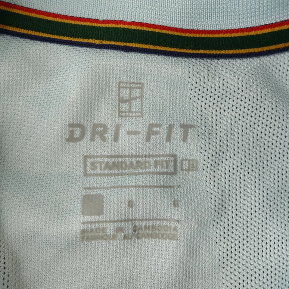 Camisa Nike Court Breathe Slam Para Hombre Grande Tenis Top Rendimiento Azul CK9799-449 Foto 3 de 4