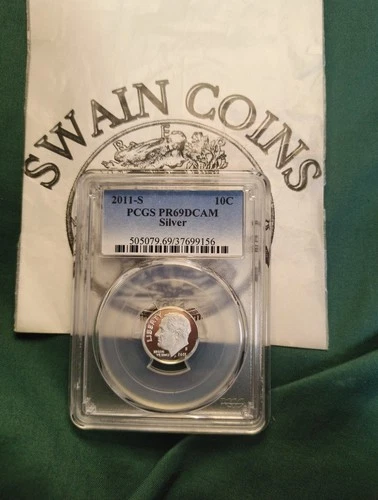 2011 S 10C PF 69 Ultra Deep Cameo E5-114