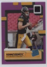 2022 Panini Clearly Donruss Rated Rookie Purple 166/175 Kenny Pickett #51 1bw2