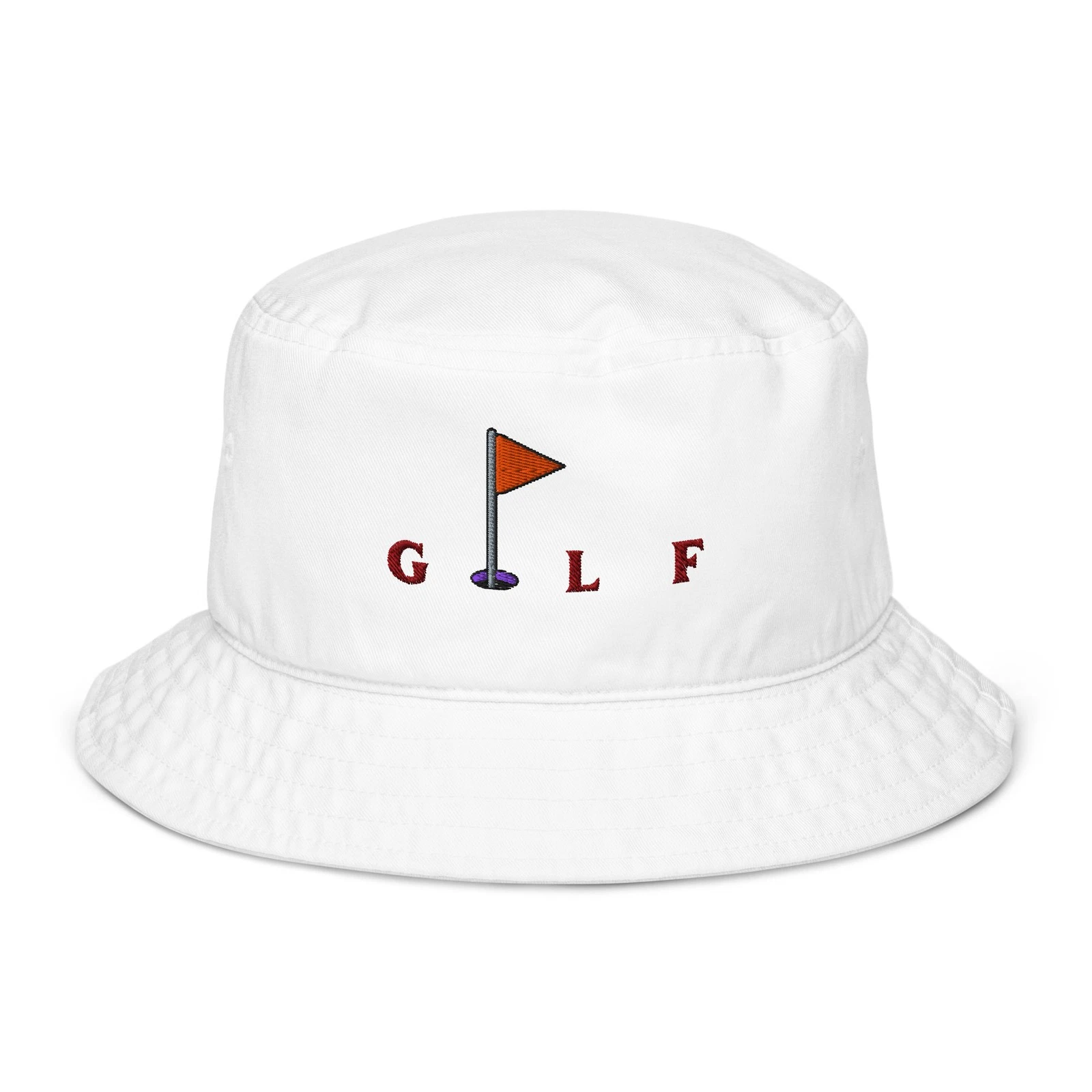 Golf Hat | Tiger Woods 2019 Masters Scorecard | White Organic Bucket Hat