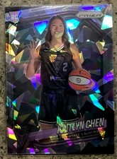 2025 Panini Prizm WNBA Kaitlyn Chen Silver Ice Prizm Variation Rookie RC