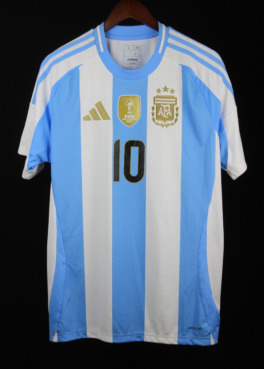 Argentina Jersey Adidas 100% Authentic 2024 Large #10 MESSI | eBay