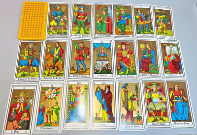 1976 Vintage Swiss Oswald Wirth Tarot Deck Complete Fortune
