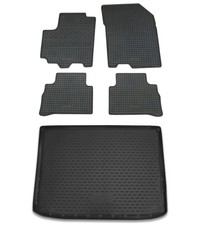 Gummi Kofferraumwanne Fußmatten für Suzuki Vitara 2015- Set Passform Matten