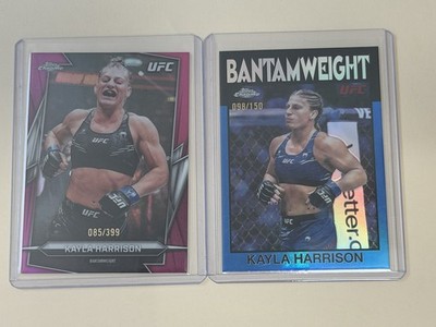 2026 Topps Chrome Kayla Harrison 2 Card Package (Read Description)